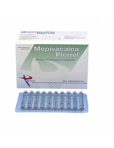 ANESTETICO MEPIVACAINA 3% SENZA...